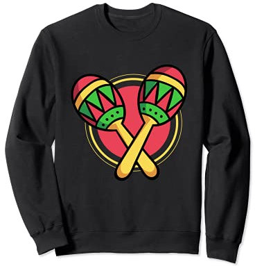 Musica Messicana Maracas Rumba Shaker Percussione Fiesta Felpa