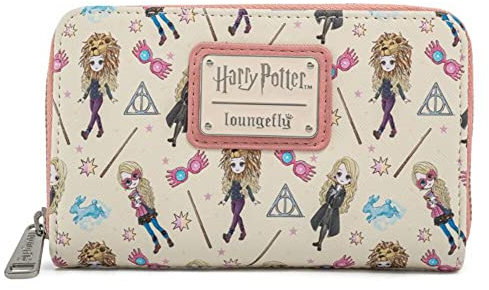 LOUNGEFLY Harry Potter Luna Lovegood All-Over-Print Zip Around Womens Wallet