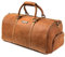 DRAKENSBERG Weekender 'Finn' - Leder Reisetasche mit Schuhfach, Damen, Herren, handgepäcktauglich, 40L - Cognac-Braun, DR00320