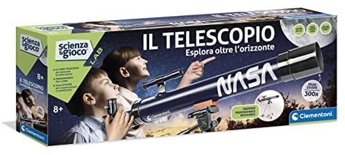 Clementoni - 19297 - Laboratoire d'astronomie - Télescope Professionnel pour Enfants de 8 Ans avec trépied, expériences scientifiques (Jeu en Français)