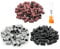 LICQIC 150 Pcs Nail Sanding Bands, 80#120#180# Grit 3 Colors Nail Art Sanding Bands with 1 Pcs 3/32 Inch Nail Drill Bit for Manicures and Pedicures Care Nail Tools