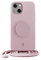 PopSockets x Just Elegance iPhone Hülle - Necklace Case - Handyhülle kompatibel mit iPhone 14 6,1 - iPhone Schutzhülle mit Abnehmbarer Kordel und Fingerhalter (Rose Breath)