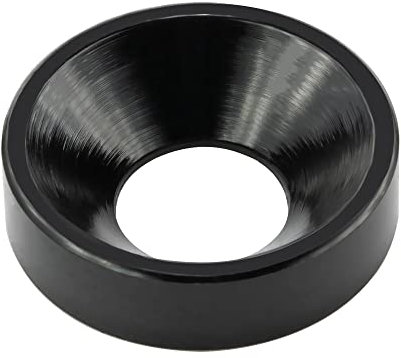 Rondelle svasate M6 in lega di alluminio anodizzato, guarnizioni per viti RC/auto/moto/accessori meccanici, colore nero, 40 pezzi