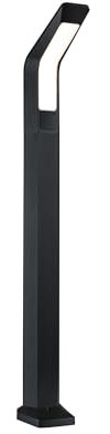Paulmann 94858 LED Pollerleuchte Merano Bewegungsmelder mit Hochfrequenz-Sensor IP44 910mm 3000K 14W 850lm 230V Anthrazit Außenleuchte