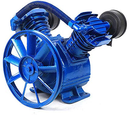 V-0.25/8 Tête de pompe à air comprimé V-0,25/8, 3 CV 250 l/min 115 PSI | Usine, décoration de maison, réparation de voiture | 2200 W, 8 bar