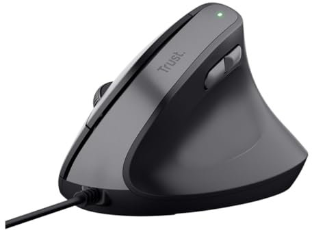 Trust Souris ERGONOMIQUE FILAIRE Bayo II Noir