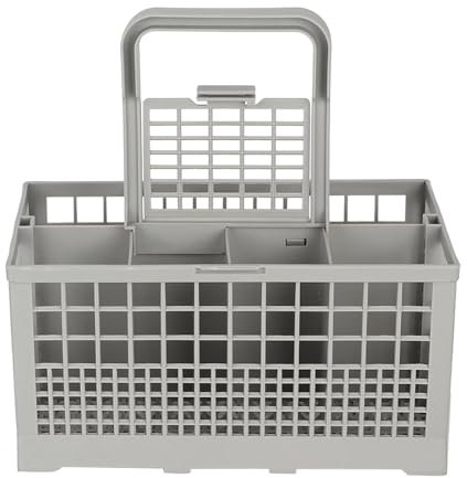 Dishwasher Basket, Universal Dishwasher Cutlery Filter Basket Replacement for Multipurpose Dishwashers, 9.4 x 5.3 x 4.8in