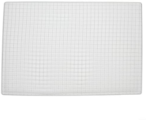 BBQ Mesh, Edelstahl BBQ Grate Mesh Net Grills Gitter für Grillplatte und Pfannen Dämpfen (45 x 30 cm)