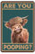 Nayyana Vintage-Poster Are You Pooping, Lustige Badezimmerdekoration, Badezimmergeschenke, für lustiges Wandkunst-Poster, Für die Wanddekoration im Badezimmer, Homeoffice