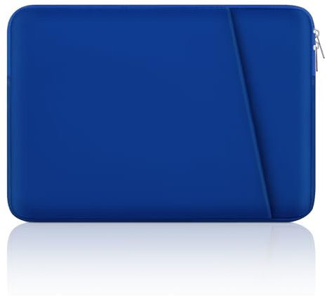 JOOEER 13 Pollici Custodia Laptop Sleeve per 13 Pollici MacBook Air/Pro 14 Pollici MacBook M1 M2 M3 M4 Computer Notebook, Custodia Protettiva Leggera Laptop con Tasca, Blu