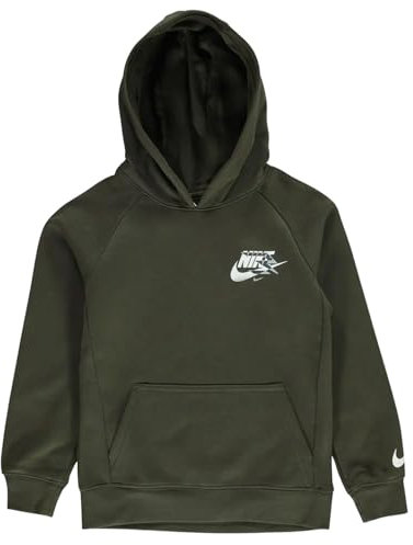 Nike 3Brand Felpa da Ragazzi con Cappuccio Small Mashup Verde Taglia L (147-158 CM) Codice 9Q0868-EBD