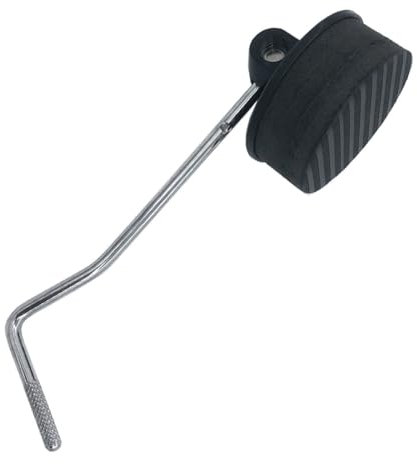 TUOREN Percussion Cajon Drum Snarebox Beater Curved Shaft Thick Foam Round Head Bass Kick Drum Pedal Beater for Bass Cajon Box Drum Silent Practice Percussion Instrument Accessories