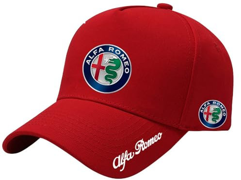 AYBEN Unisex Baseball Cap, Für Alfa Romeo Foam Trucker Cap, Sommer Sport Basecap Baseballkappe, verstellbaren Klipp-Verschluss,G