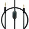SPTSSWET Replacement Audio Cable Cord for G433 Headset Compatible with Logitech G233,G Pro,G Pro X Gaming Headphone with in Line Mic Volume Control Nylon No Microphone Function Braided,Black 6.5ft