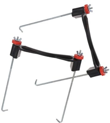 PartyKindom 2sets Automotive Battery Support Car Battery Hold down Bracket Mount Tie down Straps