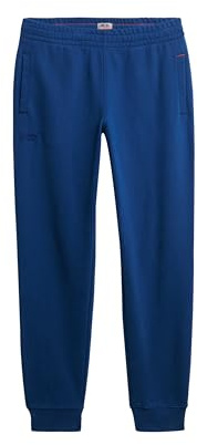 Superdry, Pant Essential Logo Joggers HB, M7011323A, Pilot Mid Blue, XL, Man, Adulto