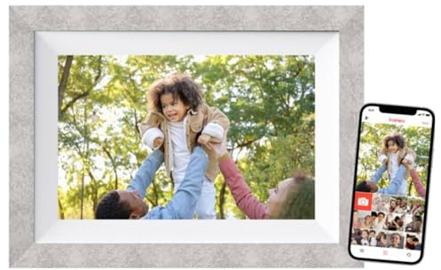 Braun Phototechnik DigiFrame 10W WiFi Digitaler WiFi-Bilderrahmen 25.7cm 10.1 Zoll EEK: C (A - G) 1280 x 800 Pixel 32GB Grau