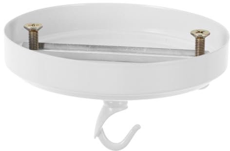 SMASOLO Crochet de Plafond Vintage Plaque de Suspension pour Lustre Fixation Robuste pour Suspendu Intérieur