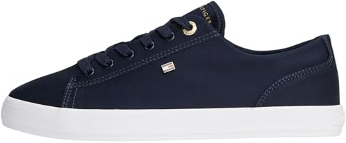Tommy Hilfiger Damen Th Foxing Sneaker Canvas Fw0fw09170Low Top