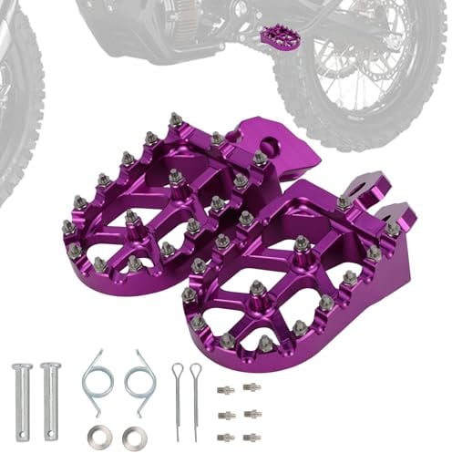 Repose-pieds de moto pour Surron Hyper Bee Violet | en alliage d'aluminium CNC