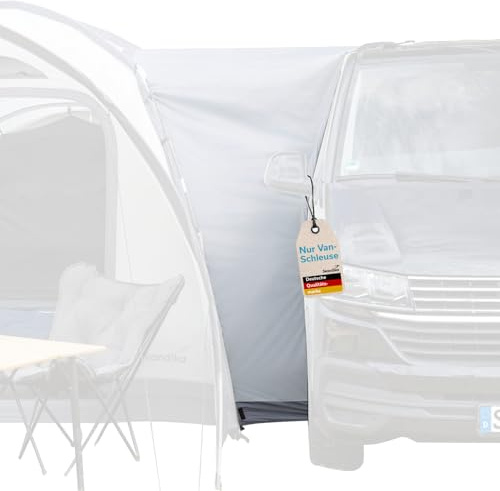 Skandika Van-Schleuse für Kuppelzelt Pitea 4 Flex Protect | Autozelt Schleuse für Van mit Schiebetür, Autovorzelt Minivan, Wassersäule 5000 mm, UPF 50+, Tragetasche | Vorzelt, Zelt, Camping, Outdoor