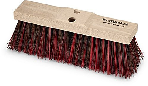 Straßenbesen Bahia/Elaston L.400mm m.2 Stiellöcher n Sattelholz