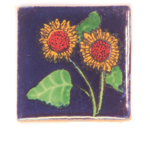 Mexikanischen handgemachten Talavera, 5cm Fliesen - Eine Packung von 10