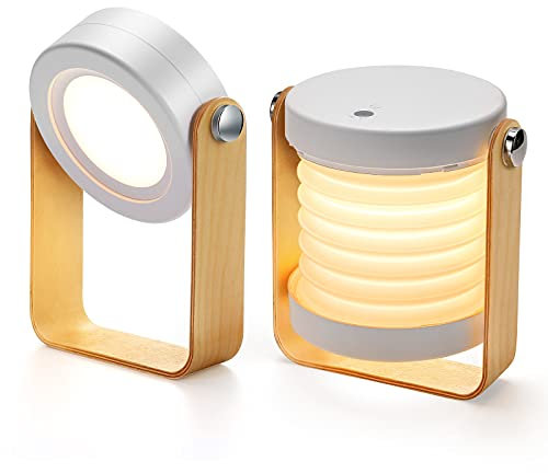 Bromose Lampe de chevet Dimmable Touch Light, lampe de chevet avec table de nuit portable Safe Night Light