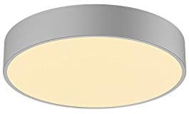 SLV MEDO 40 CW, CORONA, LED Indoor Wand- und Deckenaufbauleuchte, DALI, silbergrau, 3000/4000K