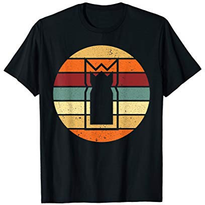 Vintage KUBB Motiv Wikingerspiel Wikingerschach Retro Grafik T-Shirt