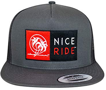 N-R Combo Charcoal Classic 6006 Snapback Trucker Baseball Hat, rot, Einheitsgröße