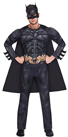 (PKT++) (9906109) Mens Dark Knight Rises Batman Warner Bros Fancy Dress Costume (Large)