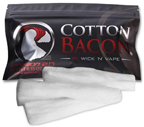 SVAPOSOLARE COTONE ORGANICO SIGARETTA ELETTRONICA COTTON BACON 2.0 10 Gr SENZA NICOTINA