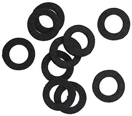 yotijar Trompete Ventil Filz Pads Trompete Filz Pads Filz Scheiben Trompete Zubehör (10PCS) - Schwarz