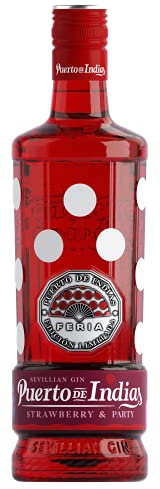 Puerto de Indias – Edicion Especial Feria – Ginebra de Fresa Premium – Strawberry Premium Gin – 70 cl – 37.5º