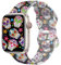 TopPerfekt Bracelet transparent compatible avec Apple Watch Band 38 40 41 42 44 45 49 mm pour femmes et enfants, bracelet de sport en silicone souple pour iWatch Series 8 7 6 5 4 3 2 1 SE Ultra,