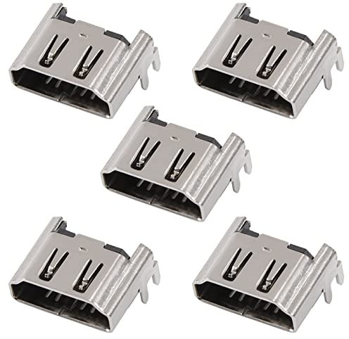 KOSDFOGE 5 Pièces Prise de Connecteur D'Interface de Port HDMI pour Sony Playstation 4 PS4 1000/1100/1200