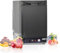 Techomey 3 Way Fridge Camping 40L, Reversible Door, LPG Gas Fridge for Campervan, Caravan, Camping, RV, Motorhome, Silent, Black