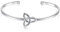 DAOCHONG 925 Sterling Silber Keltischer Knoten Armband Irischer Schmuck Manschettenarmreif für Damen Gattin Freundin Bester Freund Schwester Mutter