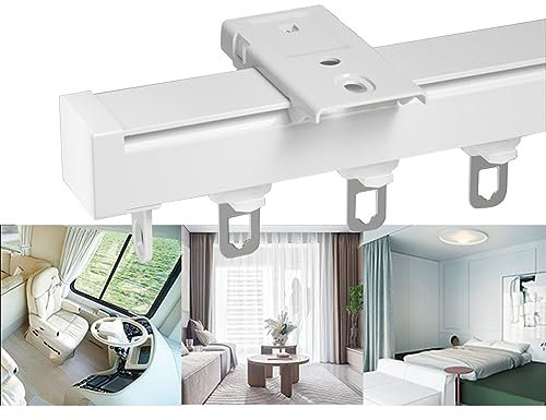 LIYI929GP Curtain Rail Vorhang Schiene, Einläufige Schiene with Mute Wheels, Vorhangstange Schiebevorhänge Vorhangschiene Für Raumteiler Büro Badezimmer Schlafzimmer Balkon Hotel Krankenhaus Camping