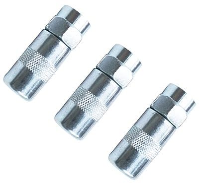 Follde Replacement Milwaukee Grease Gun Couplers 49-16-2649, Replacement Milwaukee Grease Gun Tips, Fits for Milwaukee M18 & M12 Grease Gun Tips, High Pressure Grease Couplers (Set of 3)
