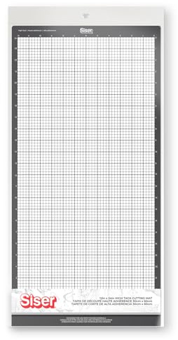Siser Schneidematte High Tack 30x60 cm - hohe Klebkraft, ideal für dicke Materialien. Präzise und genaue Schnitte auf Thermovinyl, Karton und Acetat