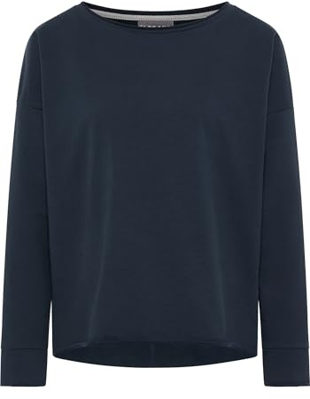 Elbsand Damen Sweatshirt ESWRiane Rundhalsausschnitt, leicht kastige Schnittform