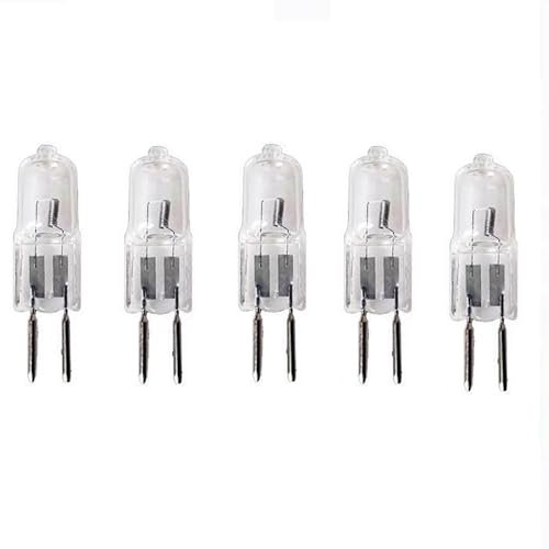5 Pièces Ampoule Halogene G5.3 Ampoules Halogènes G5.3 Lampe Capsule 12V 50W Blanc Chaud Dimmable Pour les lustres les lampes de paysage les appliques murales,35W