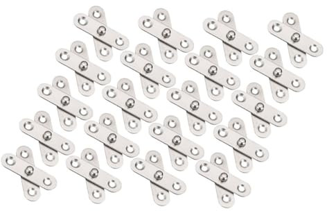 ORFOFE 20 Piezas Bisagra Oculta Bisagra De Puerta De 360 Grados Bisagras Para Muebles Puerta Oculta Bisagras Para Puerta Secreta Bisagra Giratoria De 360 Grados Bisagra Pivotante