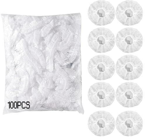 100PCS Reusable Bowl Covers for Bread Proofing, Stretch Plastic Covers for Bowls,Elastic Food Storage Covers, Bread Proofing Cover, Kitchen Wrap Seal Caps, Food Cover for Family Outdoor Picnic.