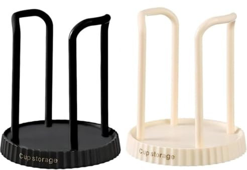 2pcs Dispenser per Bicchieri di Carta, Supporto per Espositore per Tazze, Portabottiglie per Tazze da tè, Dispenser per Bicchieri di Plastica, Portabicchieri Porta Bicchierini Caffe per Casa, Ufficio