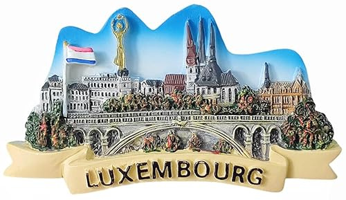 Luxemburg Kühlschrankmagnet Touristen-Souvenir Kühlschrank 3D Dekoration Handwerk