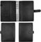 Gebrazy A5 Binder Notizbuch, PU Leder A5S Ringbuch Abdeckung 6 Löcher Binder Notizbuch(Innenpapier Nicht enthalten) für A5 Füllpapier (Black)