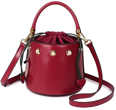 FENGJISUN Handtasche Damen Runde Damentasche Handtasche Schulter Messenger Bag Quaste Beige Handtasche Tasche Damen(C)